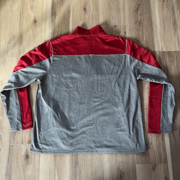 1990s Vintage Colosseum Alabama Crimson Tide Quarter Zip Long Sleeve Shirt XL - Picture 6 of 7